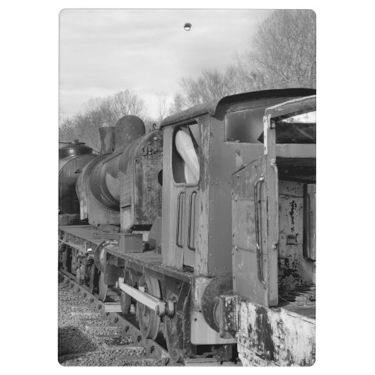 DAMPFZÜGE KLEMMBRETT (Rückseite)