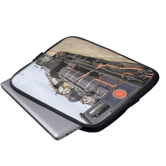 DAMPFZÜGE LAPTOPSCHUTZHÜLLE (Vorne Knopf)