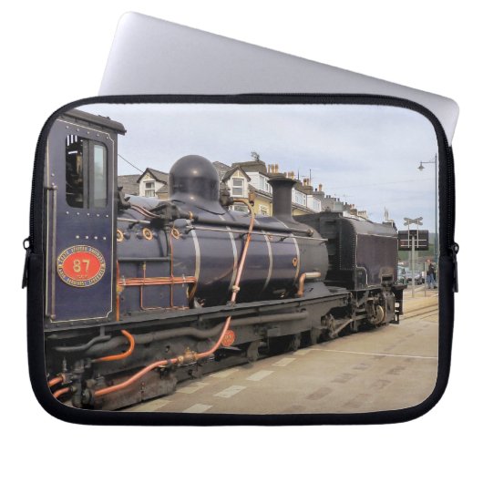 DAMPFZÜGE LAPTOPSCHUTZHÜLLE (Vorderseite)