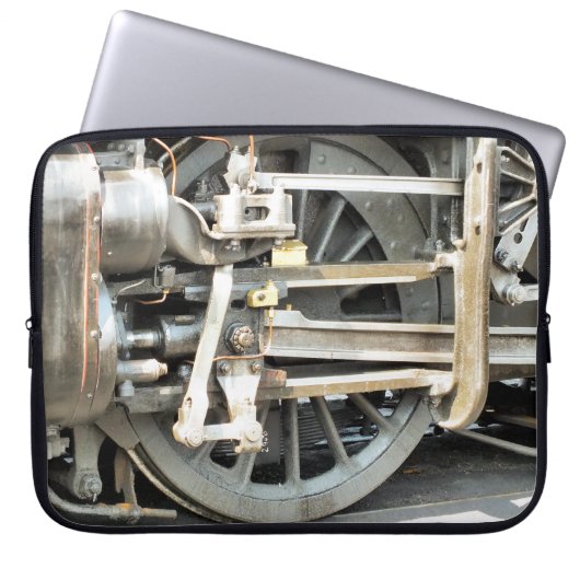DAMPFZÜGE LAPTOPSCHUTZHÜLLE (Vorderseite)