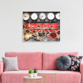 DAMPFZÜGE LEINWANDDRUCK (Insitu (Wohnzimmer))