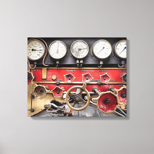 DAMPFZÜGE LEINWANDDRUCK (Vorderseite)