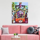 DAMPFZÜGE LEINWANDDRUCK (Insitu (Wohnzimmer))