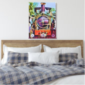 DAMPFZÜGE LEINWANDDRUCK (Insitu (Schlafzimmer))