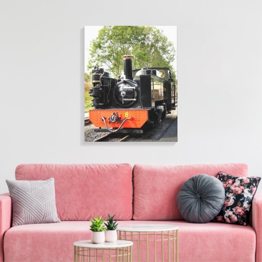 DAMPFZÜGE LEINWANDDRUCK (Insitu (Wohnzimmer))