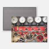 DAMPFZÜGE MAGNET (Vorderseite/Rückseite)