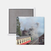DAMPFZÜGE MAGNET (Vorderseite/Rückseite)