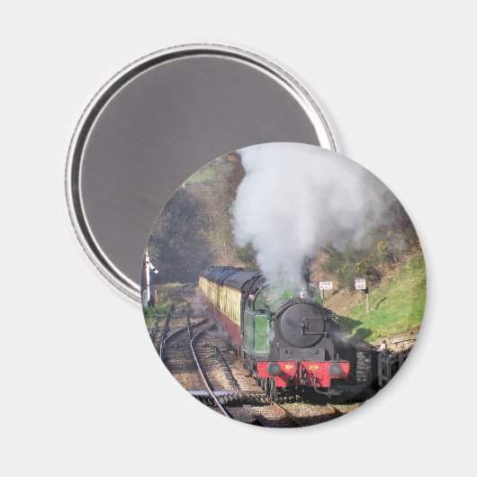 DAMPFZÜGE MAGNET (Vorderseite/Rückseite)