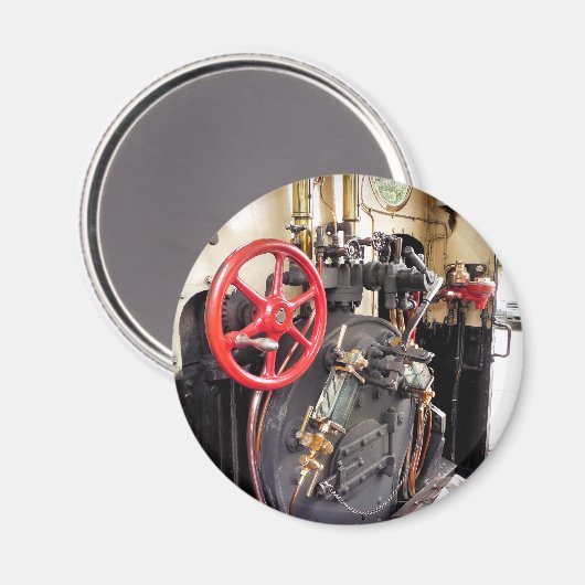 DAMPFZÜGE MAGNET (Vorderseite/Rückseite)