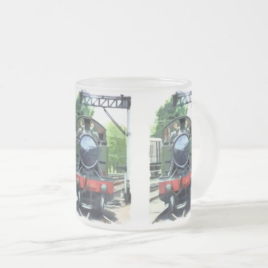 DAMPFZÜGE MATTGLASTASSE (VorderseiteRechts)