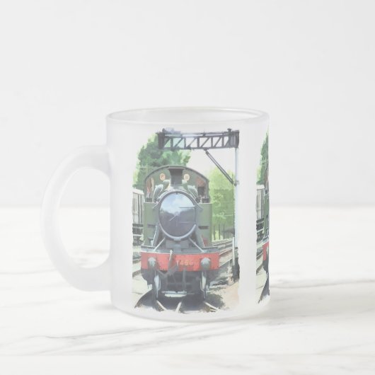 DAMPFZÜGE MATTGLASTASSE (Links)