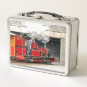 DAMPFZÜGE METALL BROTDOSE (Vorderseite)