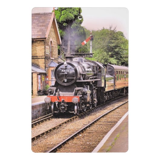 DAMPFZÜGE MINI KLEMMBRETT (Rückseite)