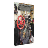 DAMPFZÜGE MINI KLEMMBRETT (Schrägansicht)