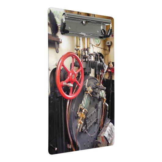 DAMPFZÜGE MINI KLEMMBRETT (Schrägansicht)