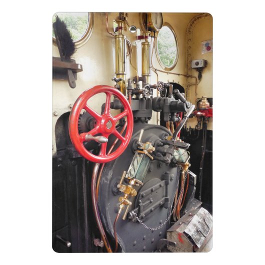 DAMPFZÜGE MINI KLEMMBRETT (Rückseite)