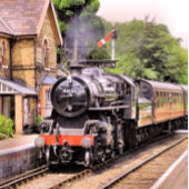 DAMPFZÜGE MINI KLEMMBRETT