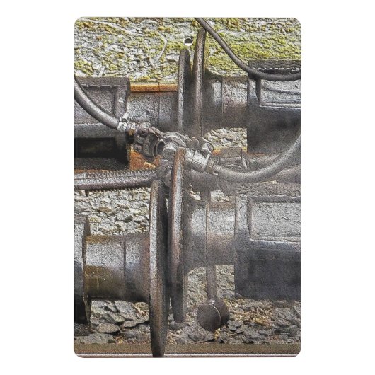 DAMPFZÜGE MINI KLEMMBRETT (Rückseite)