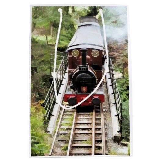 DAMPFZÜGE MITTLERE GESCHENKTÜTE (Vorderseite)