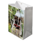 DAMPFZÜGE MITTLERE GESCHENKTÜTE (Vorderseite Schrägansicht)