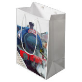 DAMPFZÜGE MITTLERE GESCHENKTÜTE (Vorderseite Schrägansicht)