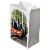 DAMPFZÜGE MITTLERE GESCHENKTÜTE (Rückseite Schrägansicht)