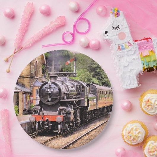 DAMPFZÜGE PAPPTELLER (Party)