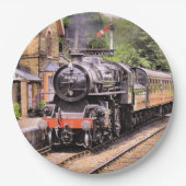 DAMPFZÜGE PAPPTELLER (Vorderseite)