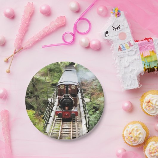 DAMPFZÜGE PAPPTELLER (Party)