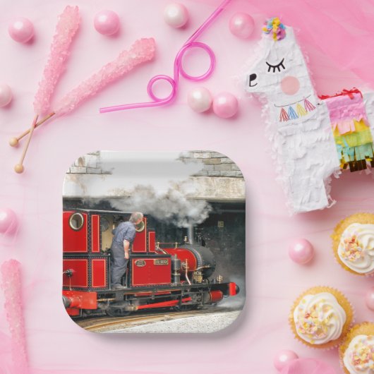 DAMPFZÜGE PAPPTELLER (Party)