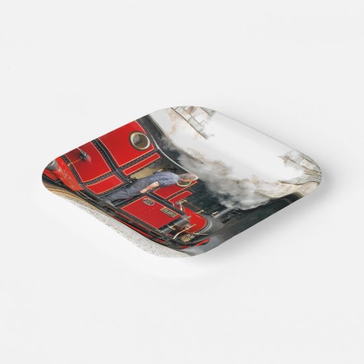 DAMPFZÜGE PAPPTELLER (Gewinkelt)