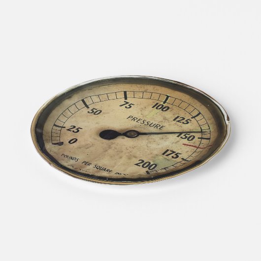 DAMPFZÜGE PAPPTELLER (Schrägansicht)