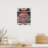 DAMPFZÜGE POSTER (Küche)