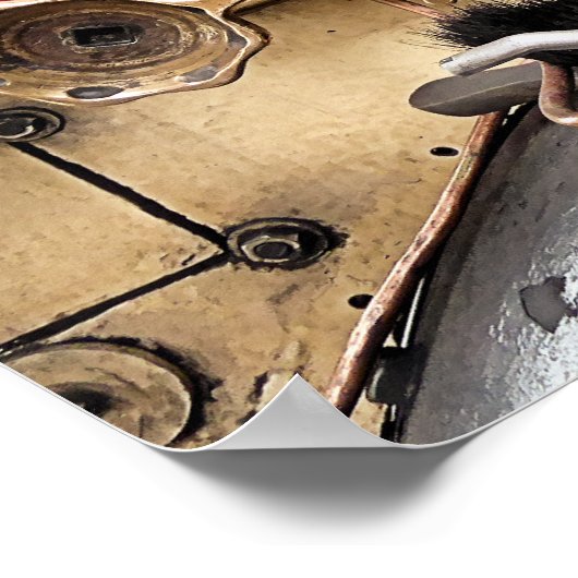 DAMPFZÜGE POSTER (Ecke)