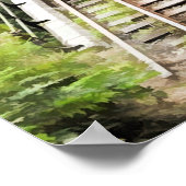 DAMPFZÜGE POSTER (Ecke)