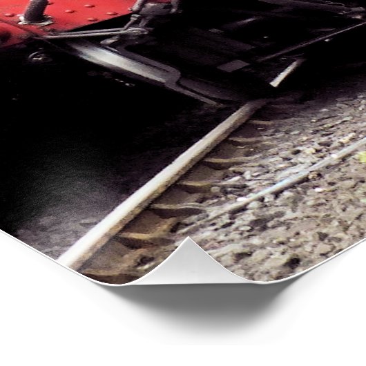 DAMPFZÜGE POSTER (Ecke)