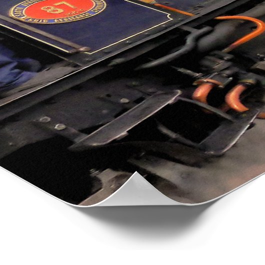 DAMPFZÜGE POSTER (Ecke)