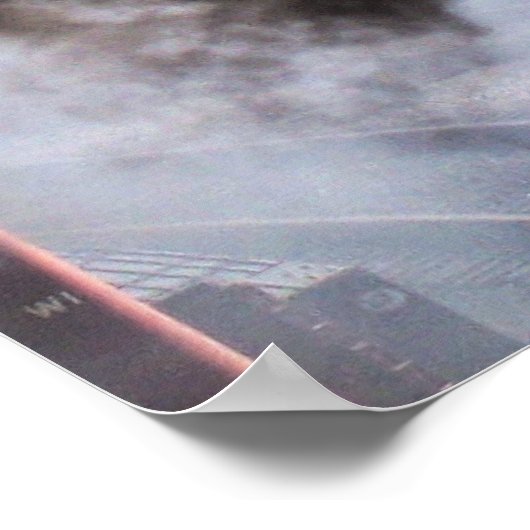 DAMPFZÜGE POSTER (Ecke)