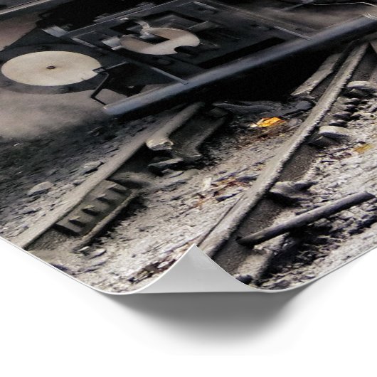 DAMPFZÜGE POSTER (Ecke)