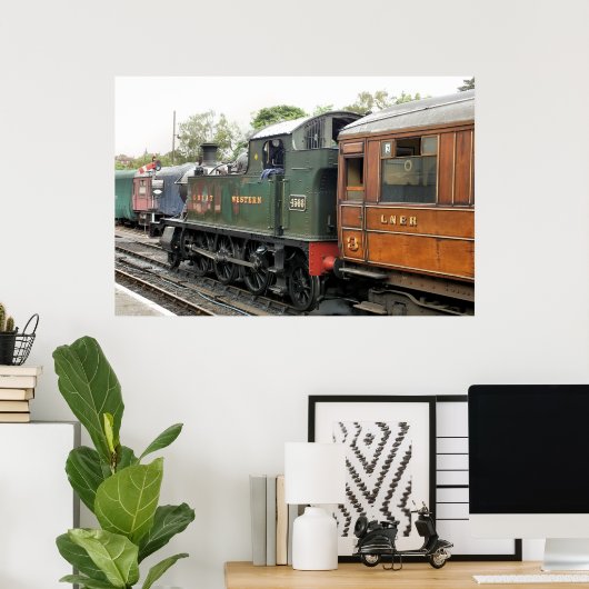 DAMPFZÜGE POSTER (Heimbüro)