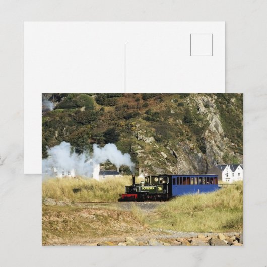 DAMPFZÜGE POSTKARTE (Vorne/Hinten)