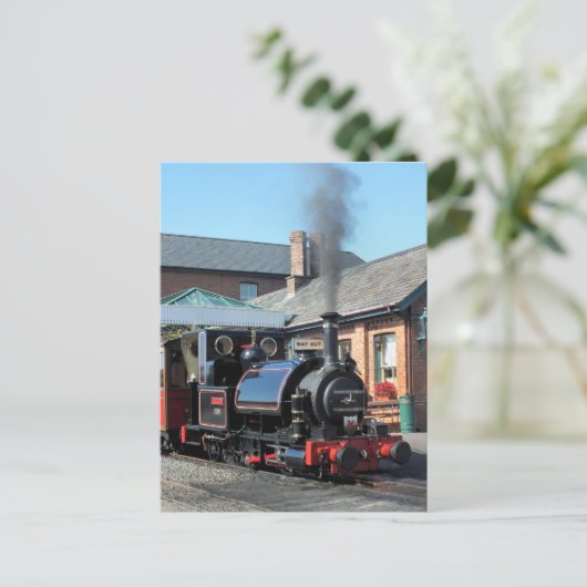 DAMPFZÜGE POSTKARTE (Stehend Vorderseite)