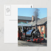 DAMPFZÜGE POSTKARTE (Vorne/Hinten)