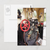 DAMPFZÜGE POSTKARTE (Vorne/Hinten)