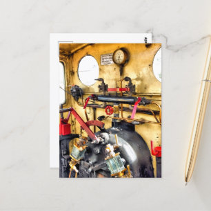 DAMPFZÜGE POSTKARTE