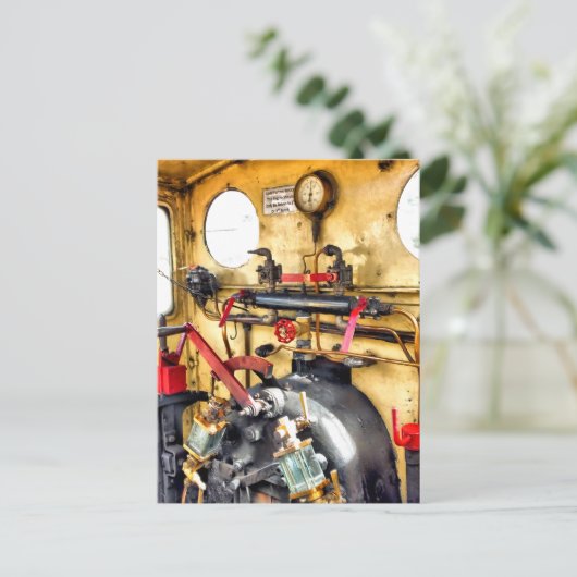 DAMPFZÜGE POSTKARTE (Stehend Vorderseite)