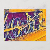 DAMPFZÜGE POSTKARTE (Vorderseite)