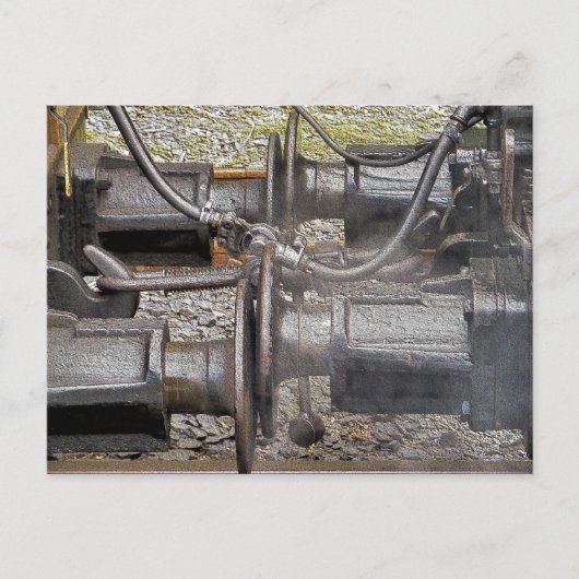 DAMPFZÜGE POSTKARTE (Vorderseite)