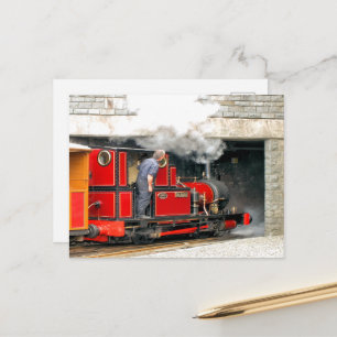 DAMPFZÜGE POSTKARTE