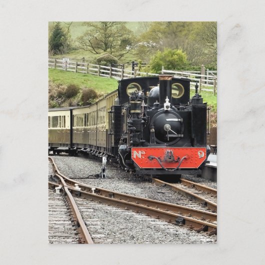 DAMPFZÜGE POSTKARTE (Vorderseite)